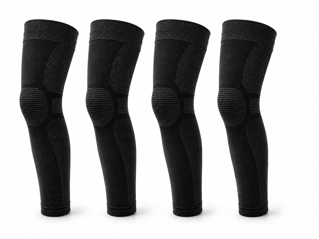 RECOVERA Knee - pack de 2 rodilleras sobre fondo blanco
